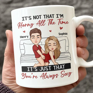 I Love Every Inch Of You, Some Inches More Than Others - Couple Personalized Custom Mug - Christmas Gift For Husband Wife, Anniversary