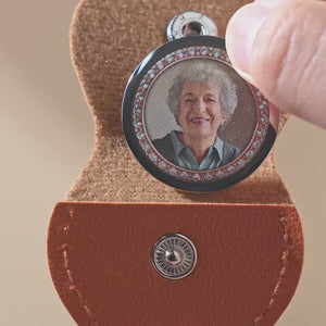 Custom Photo Pocket Hug - Personalized Memorial Sympathy Gifts For Loss Of Mom, Dad - In My Heart, Always With You