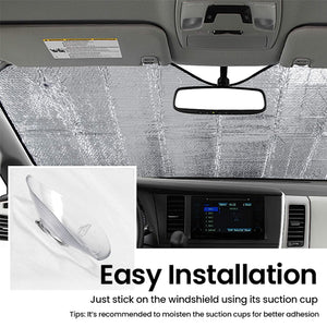 Life Is Better With The Dogs - Dog Personalized Custom Auto Windshield Sunshade, Car Window Protector - Gift For Pet Owners, Pet Lovers